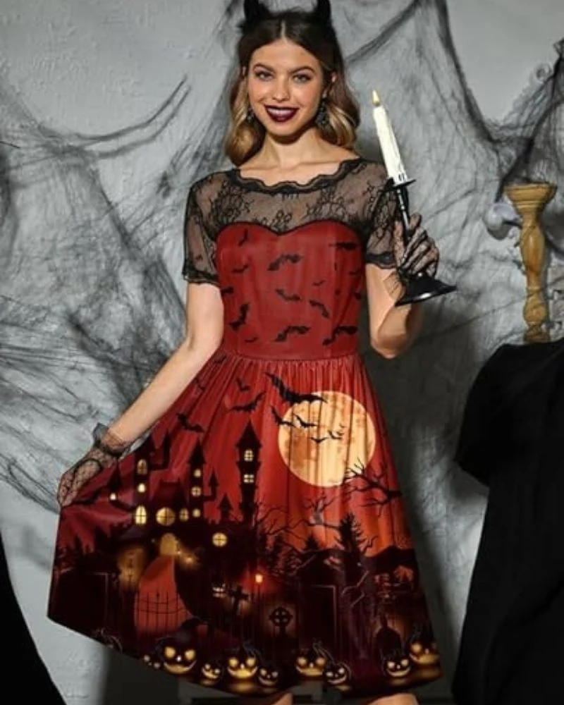 Bea Robe à manches d'Halloween - Image 34