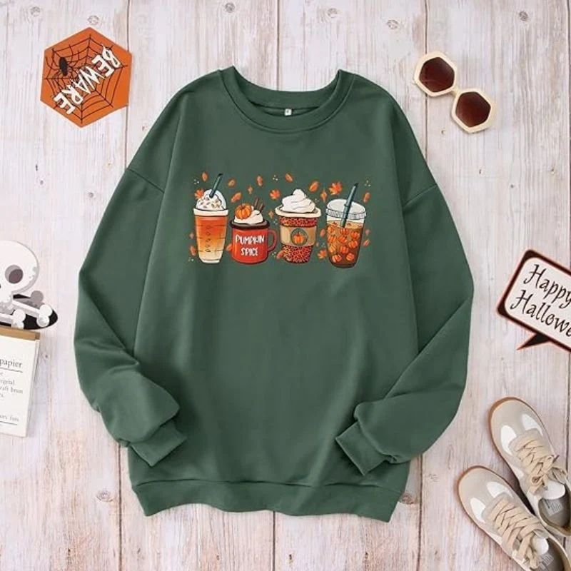 Jean Sweat-shirt Pumpkin Coffee - Image 2