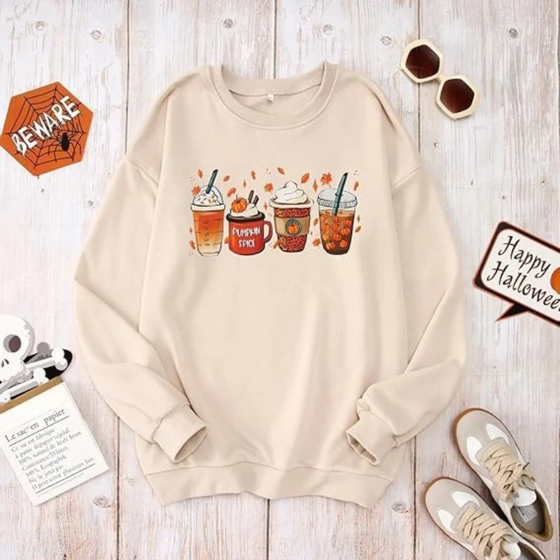 Jean Sweat-shirt Pumpkin Coffee - Image 3