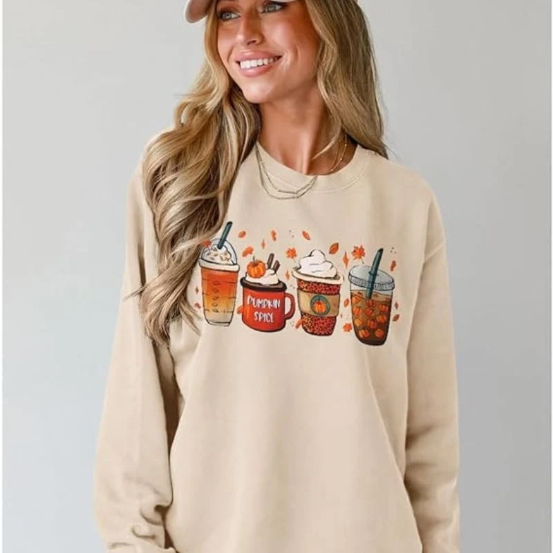Jean Sweat-shirt Pumpkin Coffee - Image 4