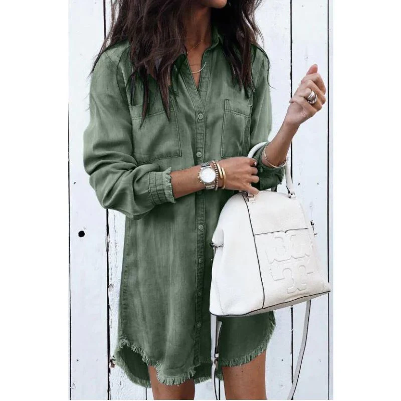 Veronica Denim Dress - Image 3