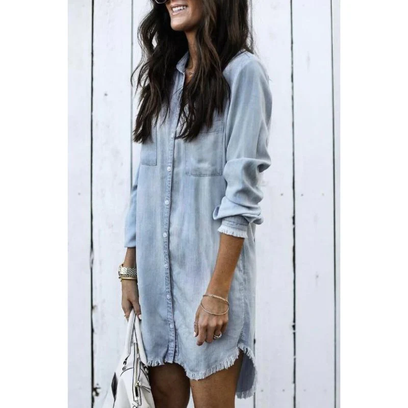 Veronica Denim Dress - Image 5