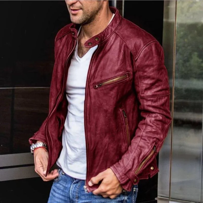 Veste en cuir Luca - Image 3