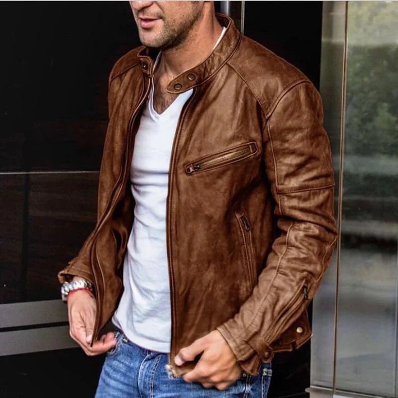 Veste en cuir Luca - Image 4